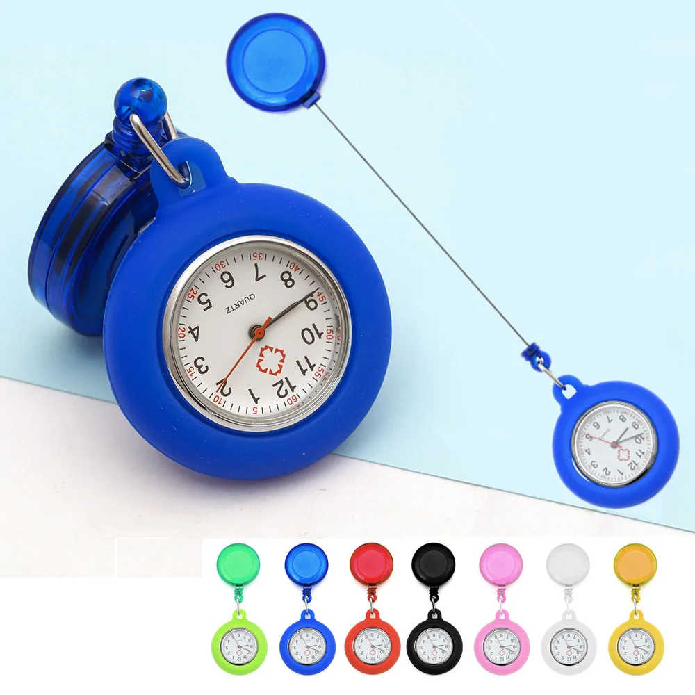 Doctor Portable Pocket Watch Brooches Retractable Badge Reel Clip Hang Watches Clock with Circular Men's and Women's
Doctor Portable Pocket Watch Brooches Retractable Badge Reel Clip Hang Watches Clock with Circular Men's and Women's