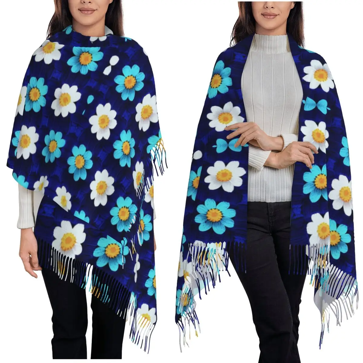 Crochet Blanket Granny Square Vintage Scarf Tassel Scarves for Women Soft Warm Shawls and Wraps Large Fall Winter Shawl Wrap
Crochet Blanket Granny Square Vintage Scarf Tassel Scarves for Women Soft Warm Shawls and Wraps Large Fall Winter Shawl Wrap