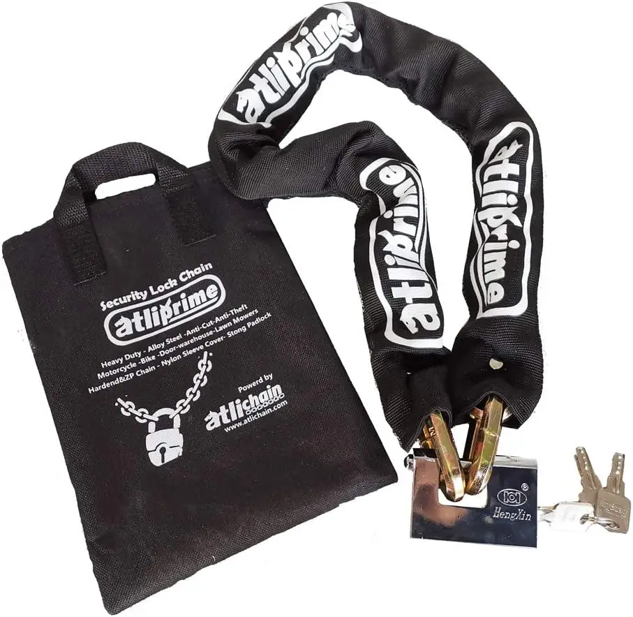 Прочная цепь-замок из легированной стали с защитой от перерезания для велосипедов, скутеров и складов
Прочная цепь-замок из легированной стали с защитой от перерезания для велосипедов, скутеров и складов