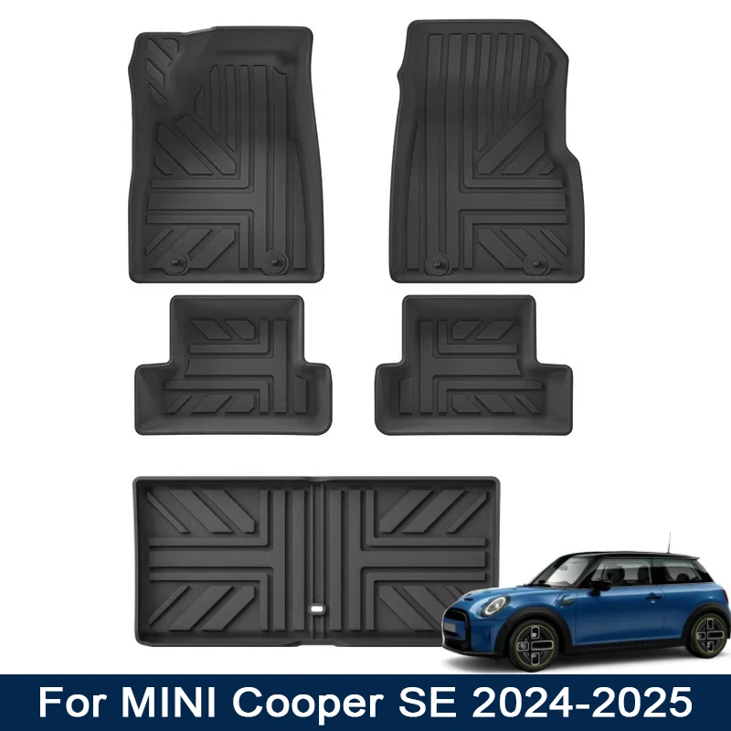 for MINI Cooper SE 2024 2025 Car Floor Mats Left Hand Drive Cargo Liner TPE Trunk Pad 3D Foot Mat Black
for MINI Cooper SE 2024 2025 Car Floor Mats Left Hand Drive Cargo Liner TPE Trunk Pad 3D Foot Mat Black