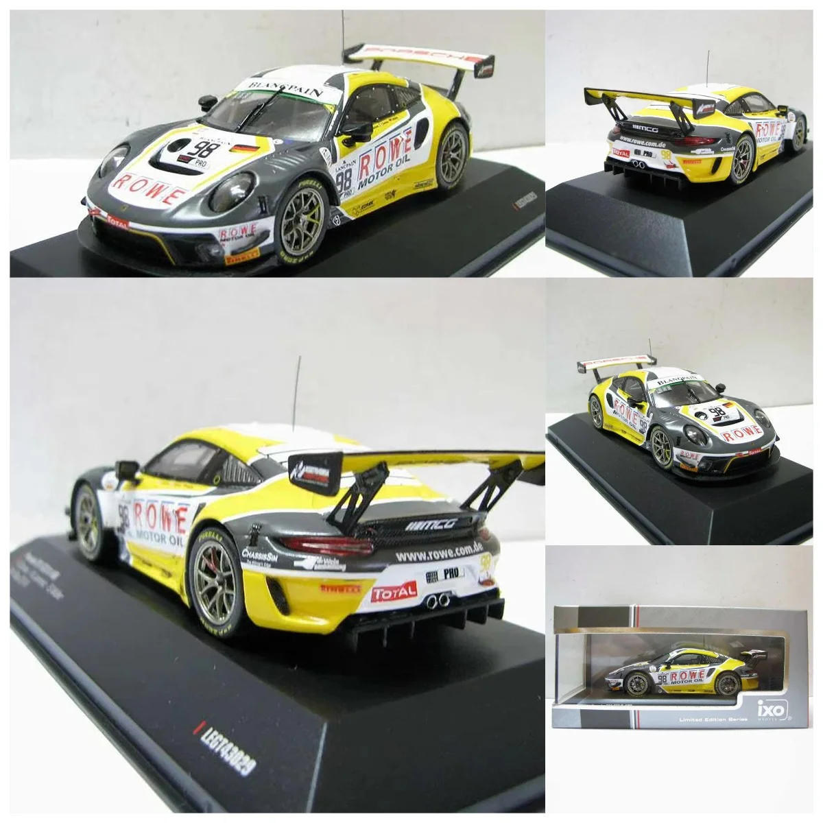 IXO Diecast 1:43 Scale PORSCHE 911 GT3 R #98 24h 2019 LEGT43029 Alloy Car Model
IXO Diecast 1:43 Scale PORSCHE 911 GT3 R #98 24h 2019 LEGT43029 Alloy Car Model