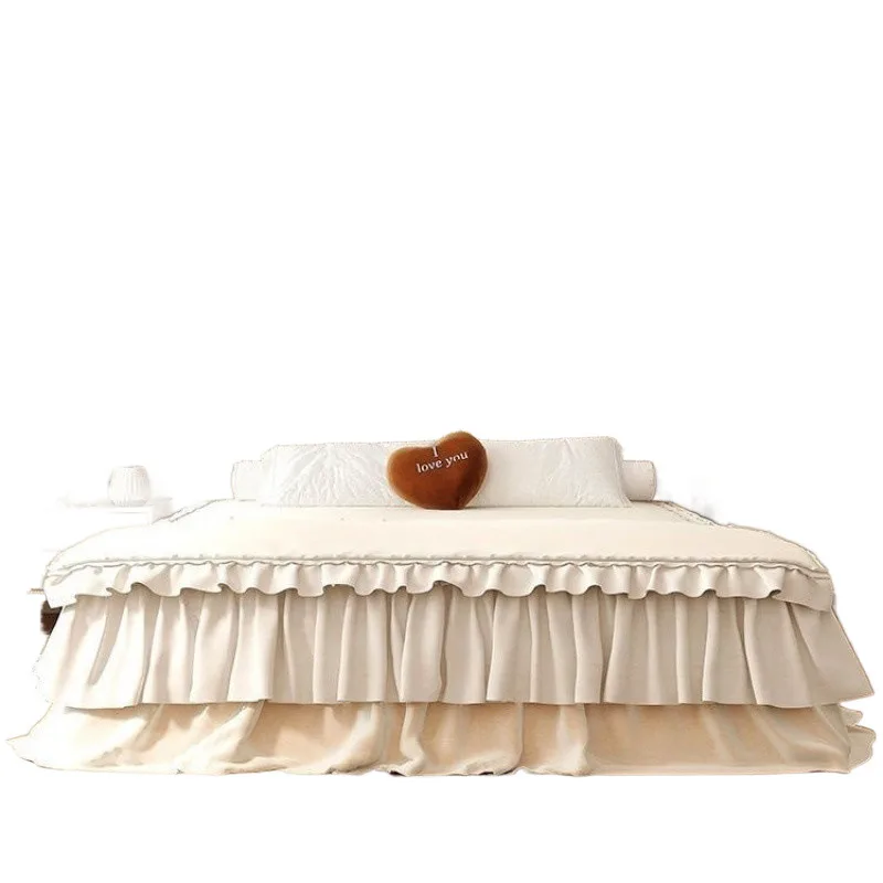 Fabric bed Light luxury Internet celebrity Solid wood bed Velvet bed Master bedroom Double
Fabric bed Light luxury Internet celebrity Solid wood bed Velvet bed Master bedroom Double