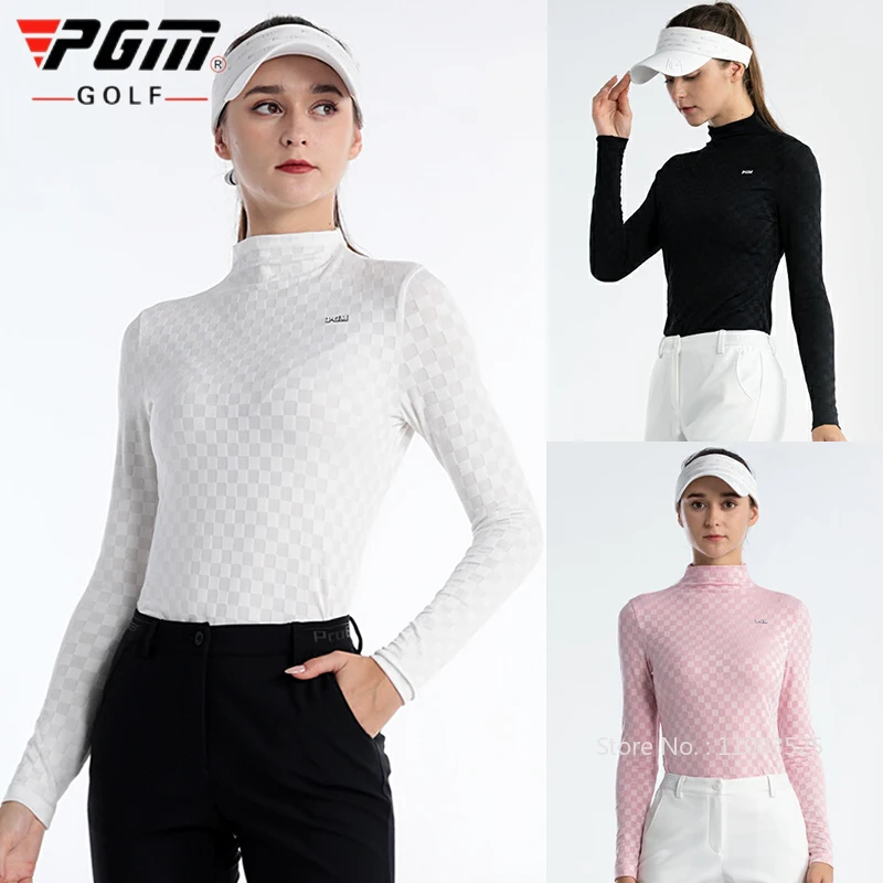 Pgm Golf Women's Clothing Spring Fall Long Sleeve Printed T-shirt Ladies High Neck Slim Tops Sunscreen Tennis Golf Apparel
Pgm Golf Women's Clothing Spring Fall Long Sleeve Printed T-shirt Ladies High Neck Slim Tops Sunscreen Tennis Golf Apparel