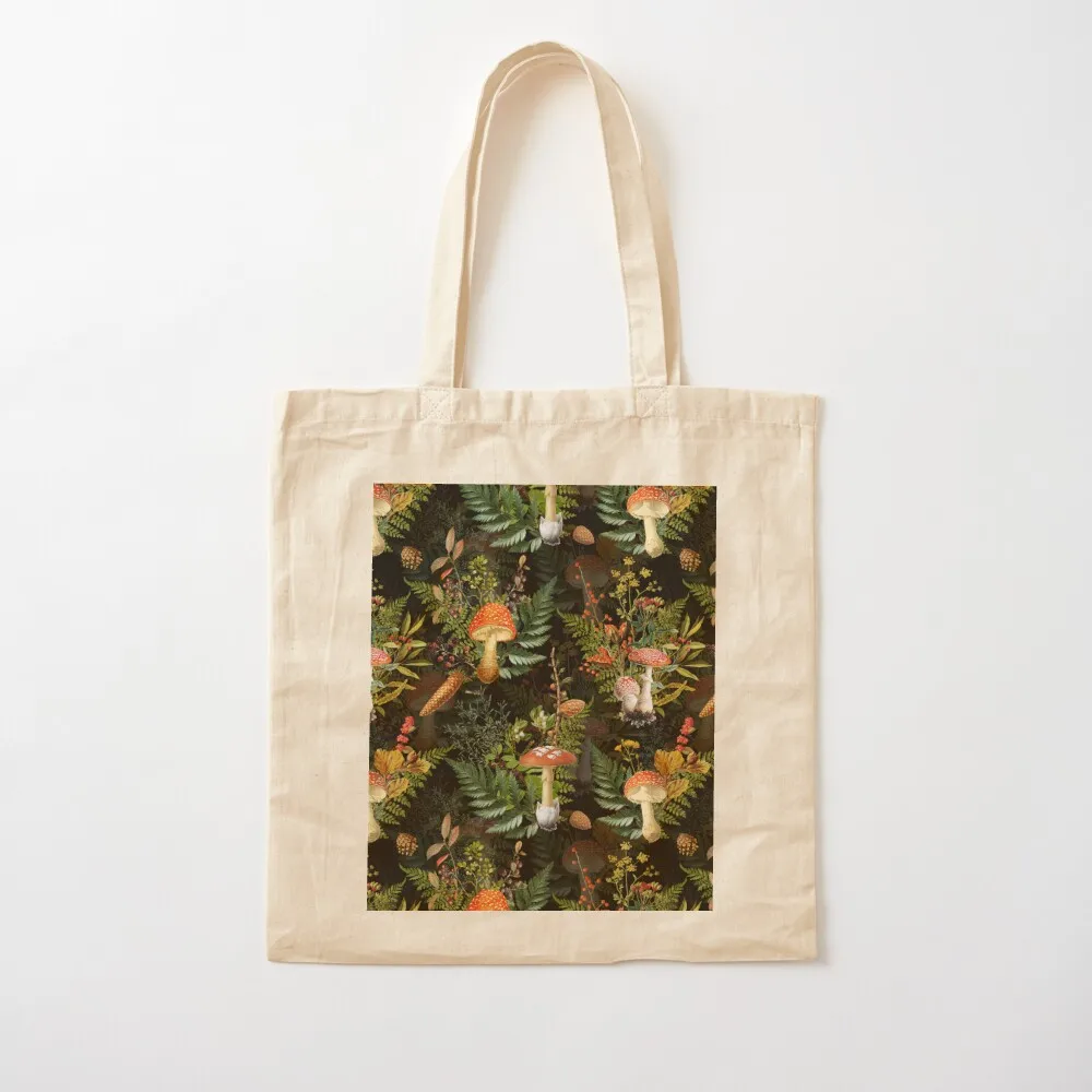 vintage midnight toadstools in the forest Botanical Night Garden on black Nightgarden Tote Bag Candy bags sac pour femme
vintage midnight toadstools in the forest Botanical Night Garden on black Nightgarden Tote Bag Candy bags sac pour femme