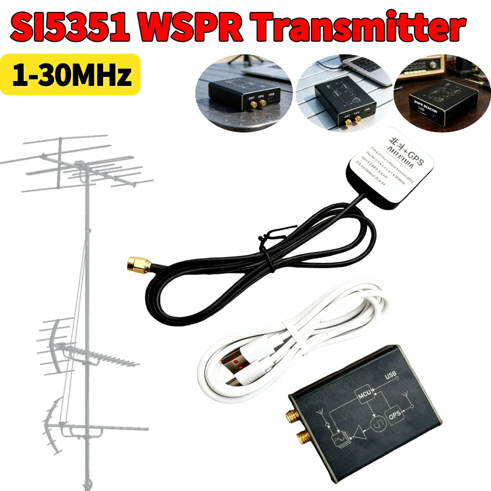 Тестовый прибор-аксессуар: передатчик SI5351 WSPR с TCXO и GPS для автоматического позиционирования QTH, 23 дБм
Тестовый прибор-аксессуар: передатчик SI5351 WSPR с TCXO и GPS для автоматического позиционирования QTH, 23 дБм