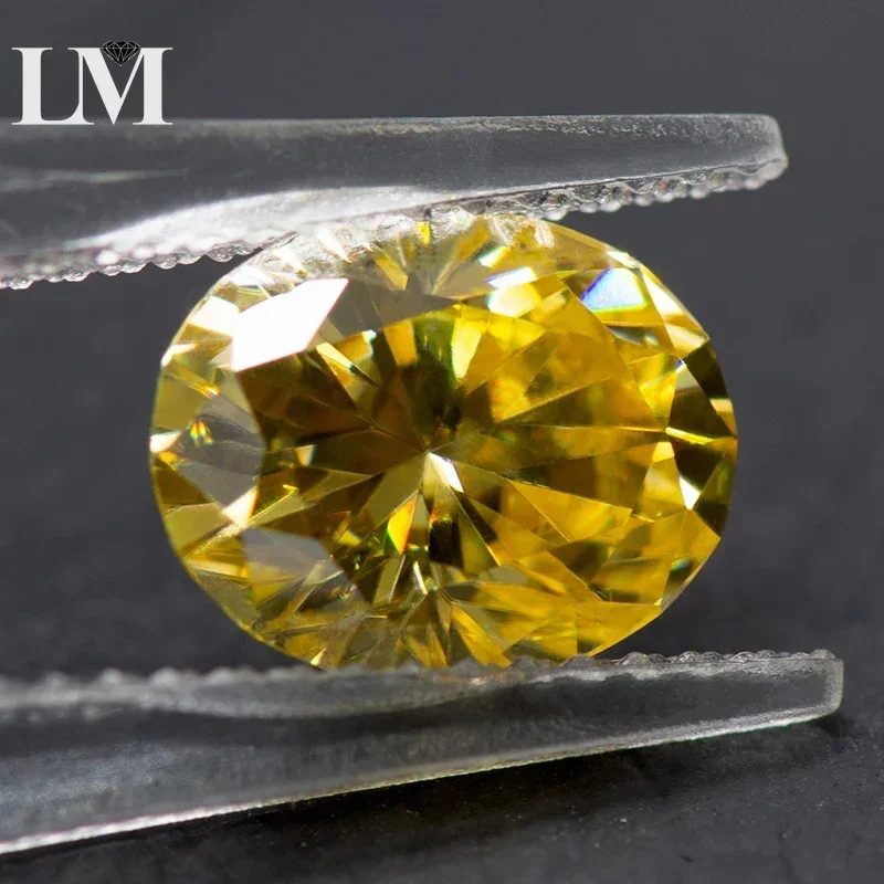 Moissanite Loose Diamond Oval Cut Lemon Yellow Color Lab Grow Gemstone Jewelry Making Materials Comes With GRA Certificate
Moissanite Loose Diamond Oval Cut Lemon Yellow Color Lab Grow Gemstone Jewelry Making Materials Comes With GRA Certificate