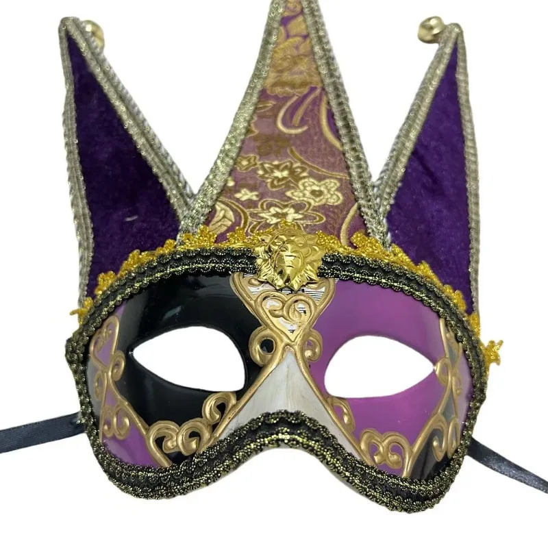 Venice Bells Grimace Gentleman Half Face Mask Christmas Masquerade Holiday Party Vintage Fashion Costume Decor Prop for Men
Venice Bells Grimace Gentleman Half Face Mask Christmas Masquerade Holiday Party Vintage Fashion Costume Decor Prop for Men