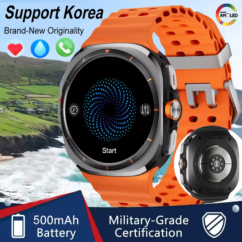 Korean 2025 Watch Ultra 7 Smart Watch 500mAh GPS Track Men Watch AMOLED 5.3 BT Call IP68 Sports Smartwatch SK7 For Android IOS
Korean 2025 Watch Ultra 7 Smart Watch 500mAh GPS Track Men Watch AMOLED 5.3 BT Call IP68 Sports Smartwatch SK7 For Android IOS