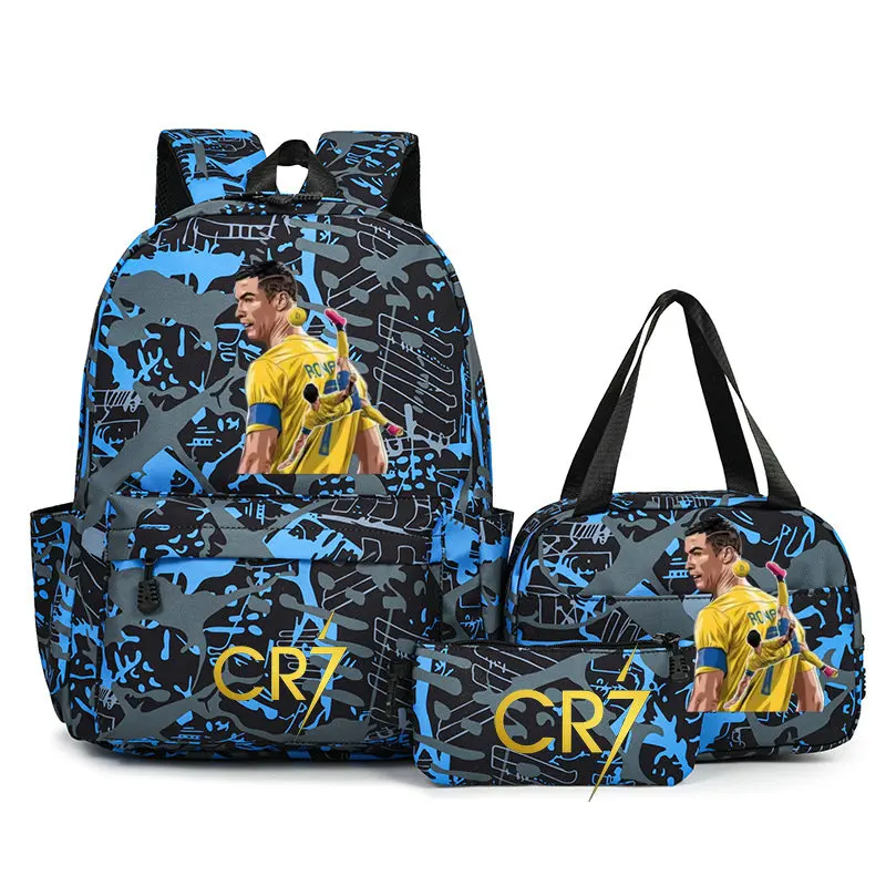 3pcs CR7 Backpacks Simple Style Lightweight Boys Girls School Bags Capacity Teens Laptop Backpack Women Men Travel Mochilas
3pcs CR7 Backpacks Simple Style Lightweight Boys Girls School Bags Capacity Teens Laptop Backpack Women Men Travel Mochilas