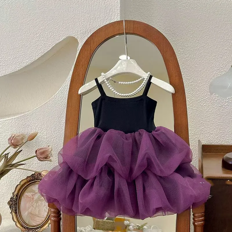 Kids Girls' Dress Summer 2026 New Fashionable Children's Dress Birthday Little Girl Puff Dress Strap Princess Dress 
Kids Girls' Dress Summer 2026 New Fashionable Children's Dress Birthday Little Girl Puff Dress Strap Princess Dress