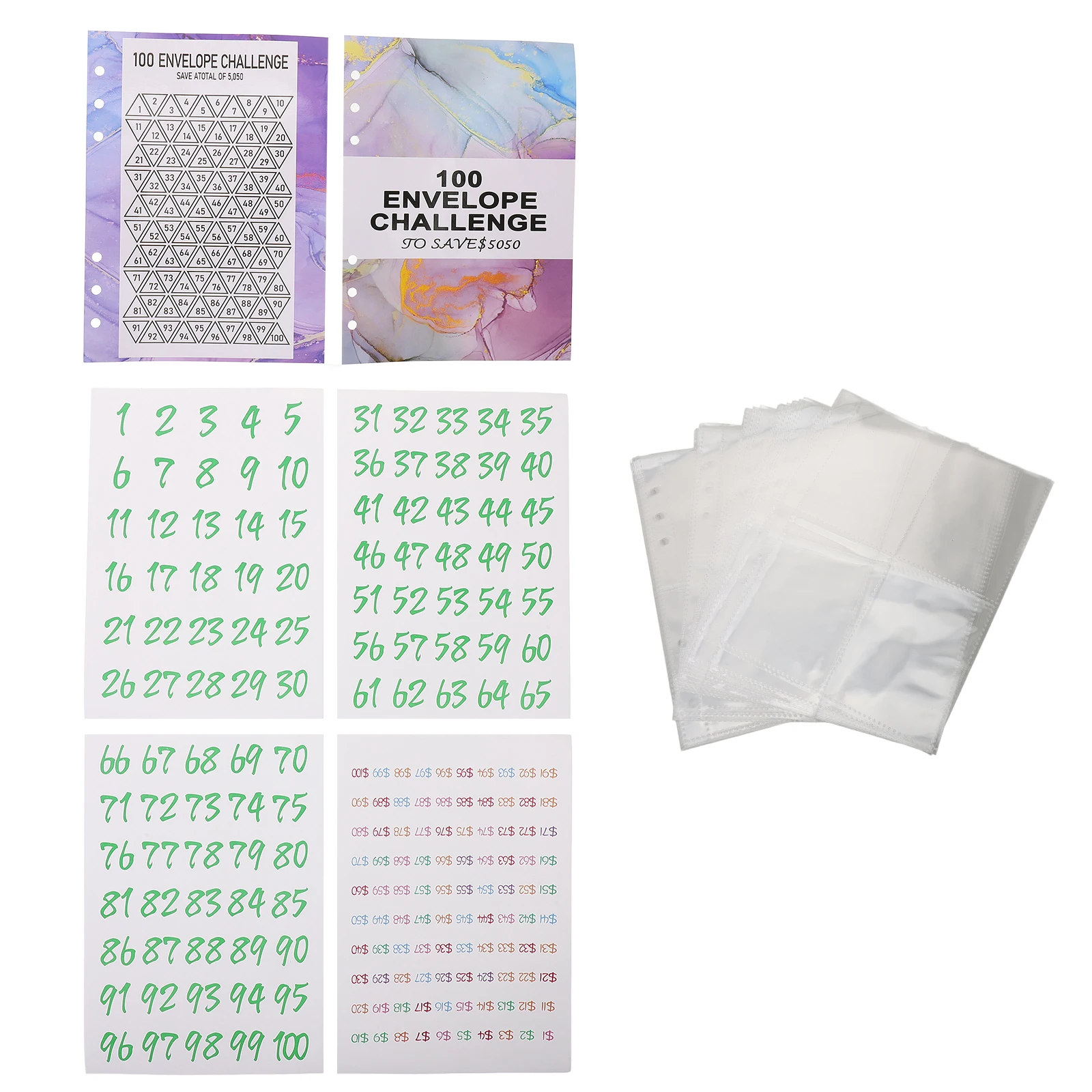 1 set Saving Challenge Inserts Money Binder Refills Marble Inner Cores Cash Envelopes Binder Pockets Notebook Pages
1 set Saving Challenge Inserts Money Binder Refills Marble Inner Cores Cash Envelopes Binder Pockets Notebook Pages