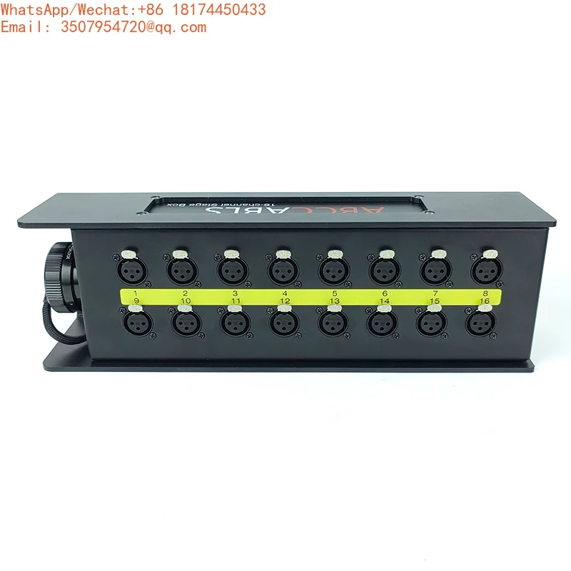 16-channel 54-core Audio Distribution Box With XLR Female Socket And Audio/video Connector For Music Concerts
16-channel 54-core Audio Distribution Box With XLR Female Socket And Audio/video Connector For Music Concerts