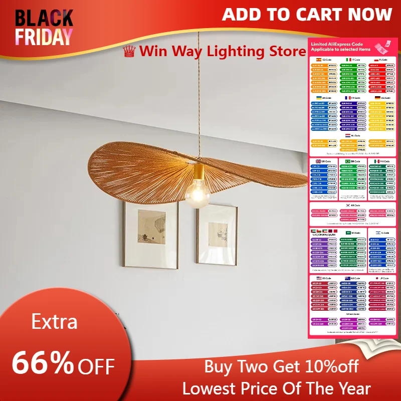Hemp Rope LED Pendant Lights Living Dining Room Restaurant Art Hanging Chandeliers Lighting Homestay Farmhouse Decor Art Lamps
Hemp Rope LED Pendant Lights Living Dining Room Restaurant Art Hanging Chandeliers Lighting Homestay Farmhouse Decor Art Lamps