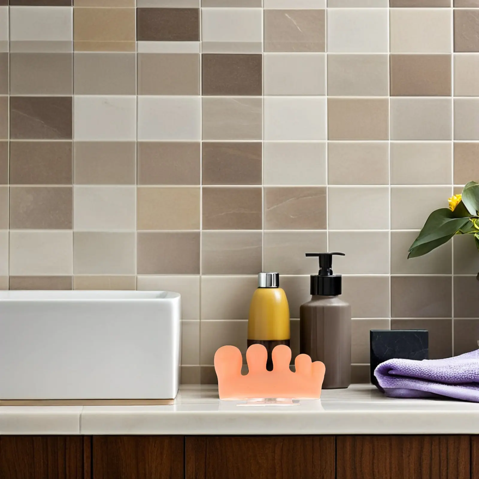 Держатель для зубных щеток в форме пальца ноги, на присоске, настенный органайзер для ванной, маленькая подставка для зубных щеток, милый органайзер для детской комнаты/общежития
Держатель для зубных щеток в форме пальца ноги, на присоске, настенный органайзер для ванной, маленькая подставка для зубных щеток, милый органайзер для детской комнаты/общежития