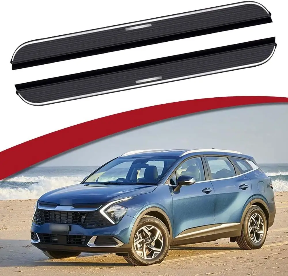 Fixed Running Boards Side Steps Foot Protector Peal Nerf Bar Accessories with Brackets Fits for KIA Sportage 2023 2024 2025
Fixed Running Boards Side Steps Foot Protector Peal Nerf Bar Accessories with Brackets Fits for KIA Sportage 2023 2024 2025