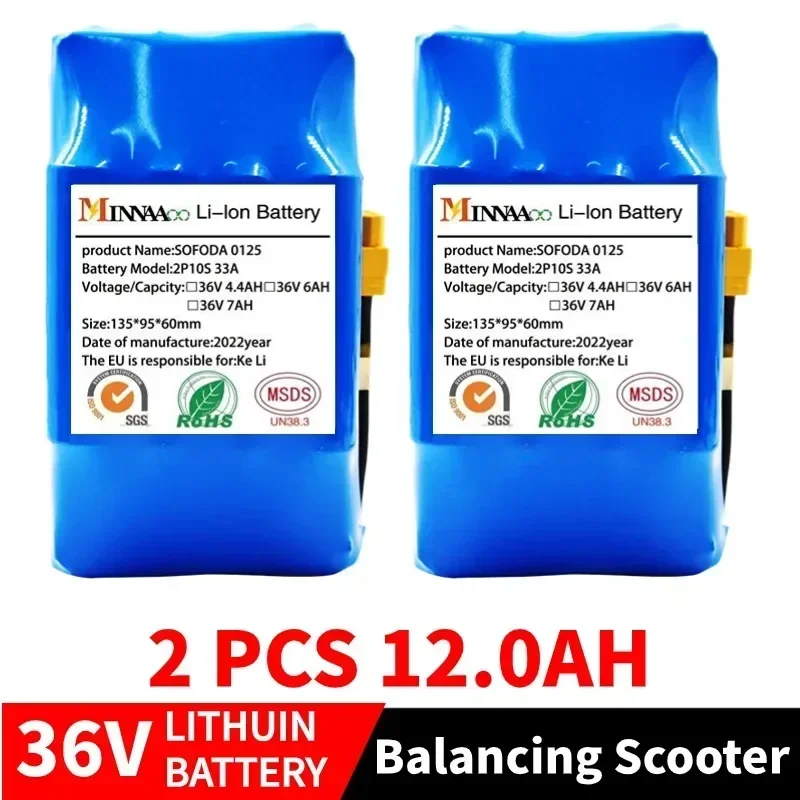 36V 12.0AH Replacement Li-ion Battery pack for Electric Self Balancing Scooter HoverBoard Unicycle 36V 12Ah Lithium Battery
36V 12.0AH Replacement Li-ion Battery pack for Electric Self Balancing Scooter HoverBoard Unicycle 36V 12Ah Lithium Battery