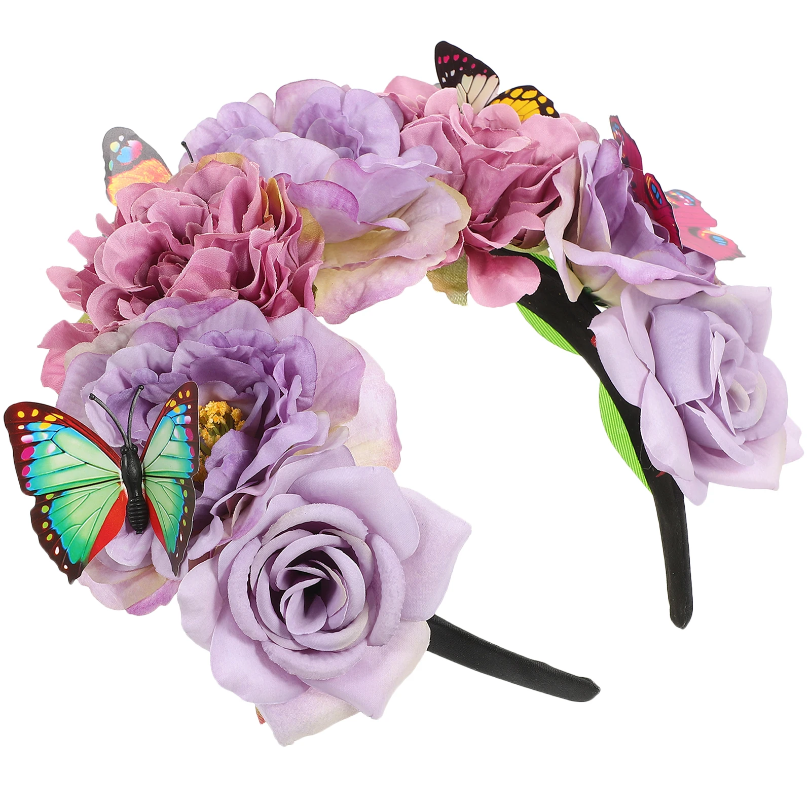 Artificial Flower Headband Realistic Simulated Flowers Bohemian Butterfly Decoration Women Fresh Vacation Accessory Halloween
Artificial Flower Headband Realistic Simulated Flowers Bohemian Butterfly Decoration Women Fresh Vacation Accessory Halloween