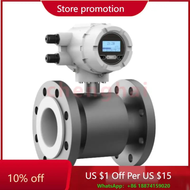 Water Liquid Flow Meter Smart Sewage Electromagnetic meter 4-20mA with LCD display
Water Liquid Flow Meter Smart Sewage Electromagnetic meter 4-20mA with LCD display