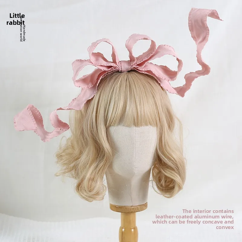 Original Multi-color Lolita Rose Powder Three-dimensional Bow KC Japanese Doll Lolita Headband Hair Accessories
Original Multi-color Lolita Rose Powder Three-dimensional Bow KC Japanese Doll Lolita Headband Hair Accessories