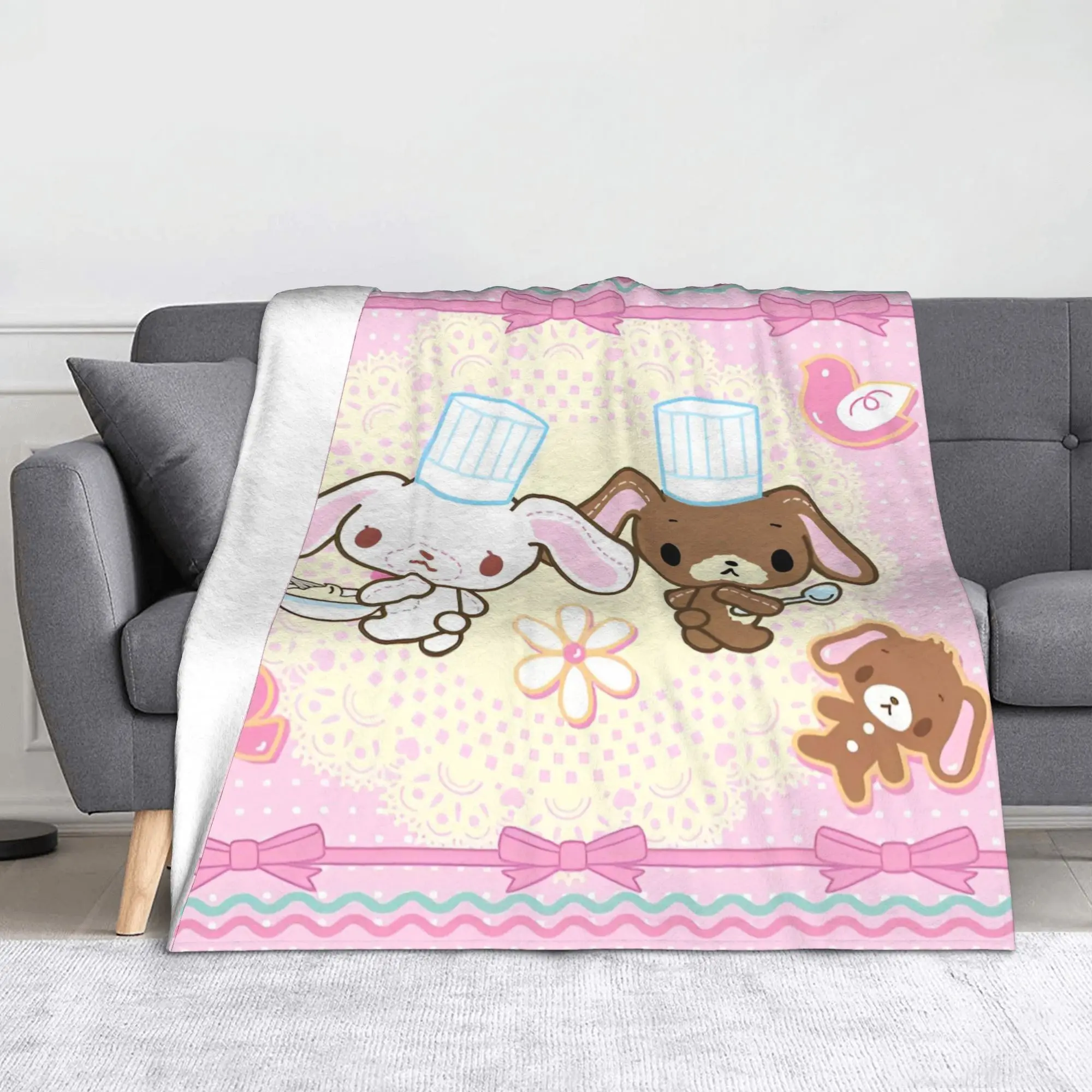 Sugarbunnies Anime Blanket Cute Cartoon Flannel Funny Warm Throw Blankets for Chair Covering Sofa Decoration
Sugarbunnies Anime Blanket Cute Cartoon Flannel Funny Warm Throw Blankets for Chair Covering Sofa Decoration