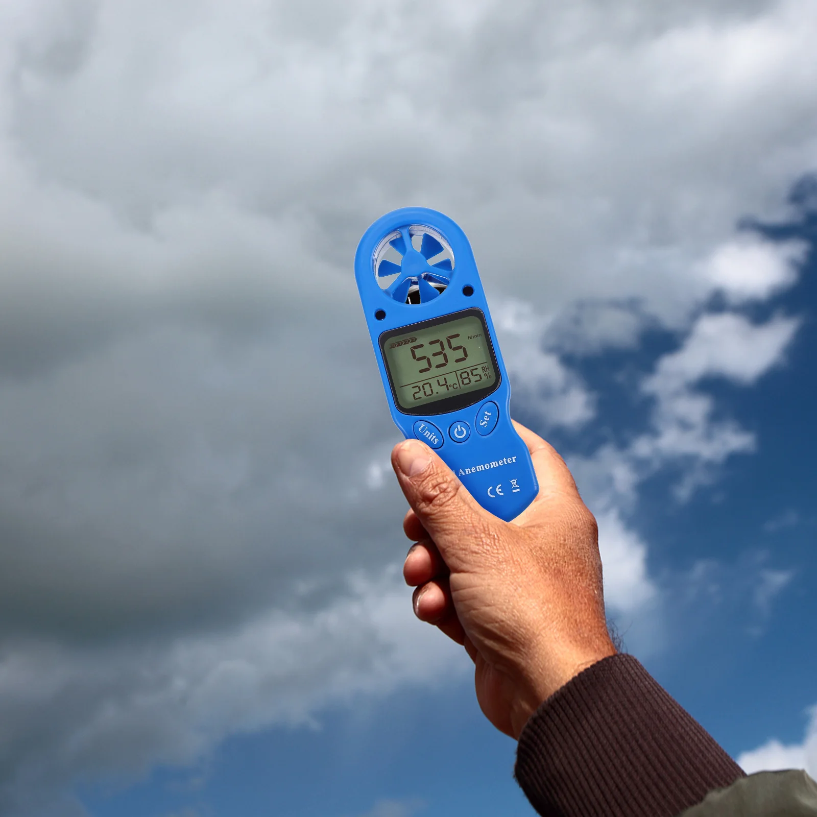 Digital Hygrothermograph Wind Speed Meter Air Flow Measurement H held Thermohygrometer Gauge Temperature Humidity Tester Fan
Digital Hygrothermograph Wind Speed Meter Air Flow Measurement H held Thermohygrometer Gauge Temperature Humidity Tester Fan