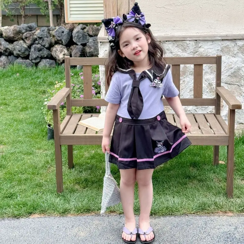 Sanrio Girls Pleated Skirt Suit Pure Cotton Jk Skirt Summer College Style Navy Collar Princess Skirt Cartoon Kuromi My Melody
Sanrio Girls Pleated Skirt Suit Pure Cotton Jk Skirt Summer College Style Navy Collar Princess Skirt Cartoon Kuromi My Melody