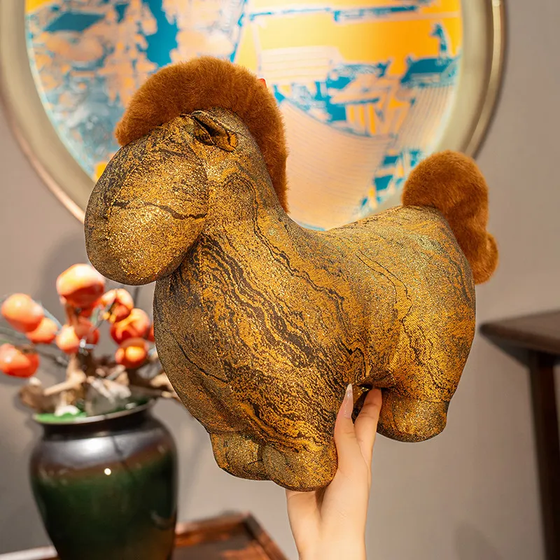 28-48cm High Quality Simulation Chinese Horse Plush Toy Soft Stuffed Animals Golden Horse Plushies Dolls Mascot New Year Gifts
28-48cm High Quality Simulation Chinese Horse Plush Toy Soft Stuffed Animals Golden Horse Plushies Dolls Mascot New Year Gifts