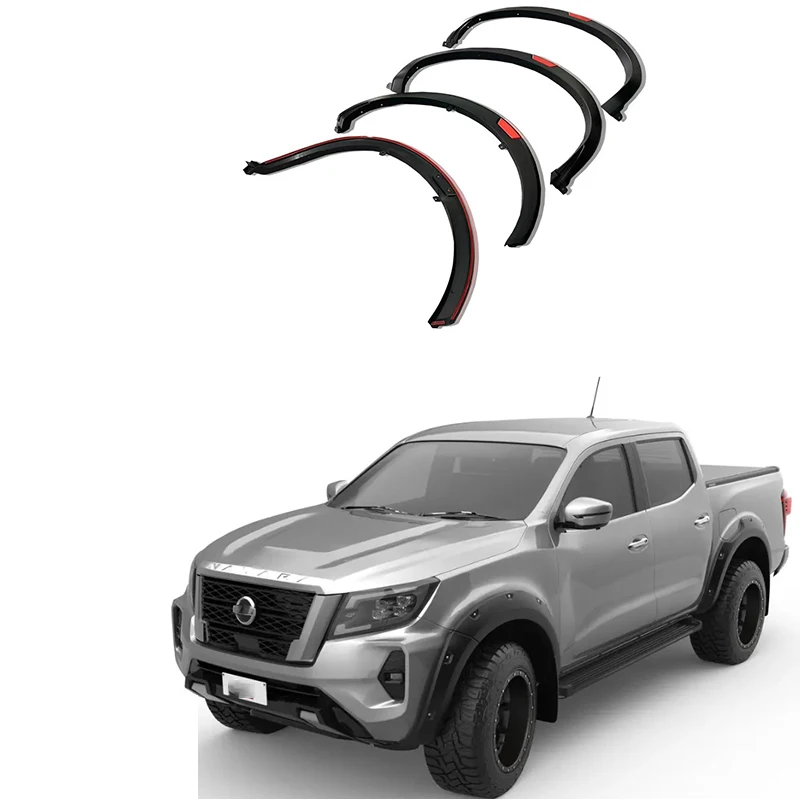 Factory 4x4 Business Style Car Fender Flares for 2021+ NP300 Rear Position Flares