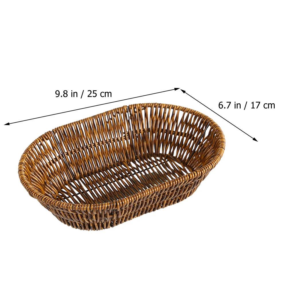 Woven Storage Basket Large Volume Plastic Iron Material Multi Functional Bread Fruit Snack Container Lightweight Simple Design
Woven Storage Basket Large Volume Plastic Iron Material Multi Functional Bread Fruit Snack Container Lightweight Simple Design