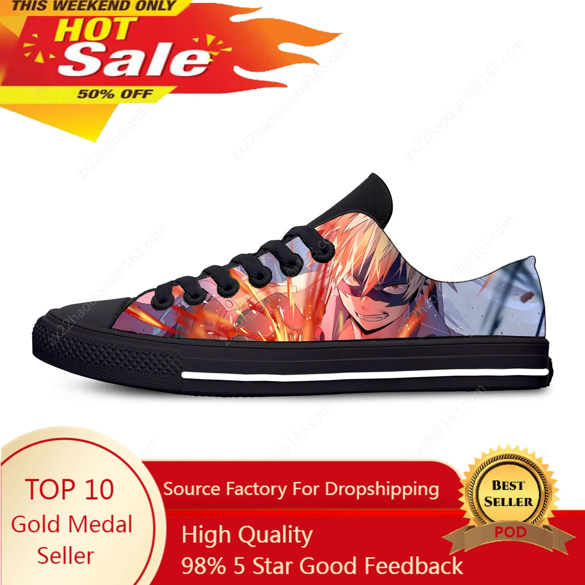 My Hero Academia Anime Hot Cool Fashion Casual Cloth Shoes Low Top Breathable Lightweight Sneakers 3D Print For Men Women
My Hero Academia Anime Hot Cool Fashion Casual Cloth Shoes Low Top Breathable Lightweight Sneakers 3D Print For Men Women