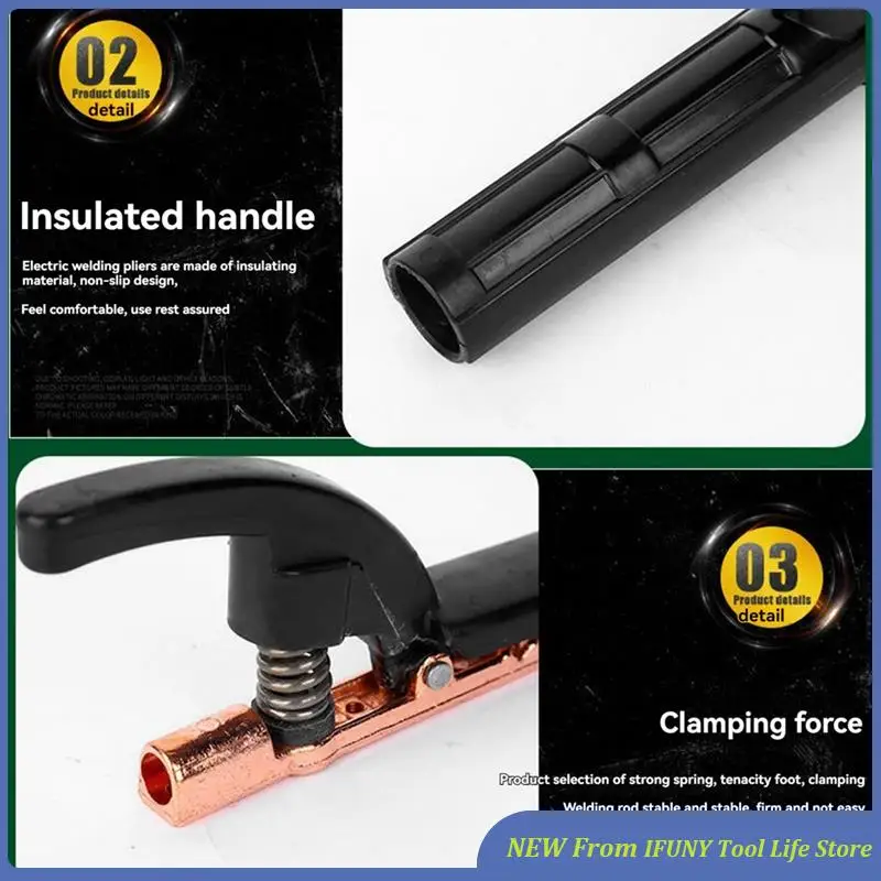 300A Electrode Clamp Heavy Duty Welding Machine Electrode Clamp Welding Accessories For Welding Machine Heat Resistant New
300A Electrode Clamp Heavy Duty Welding Machine Electrode Clamp Welding Accessories For Welding Machine Heat Resistant New
