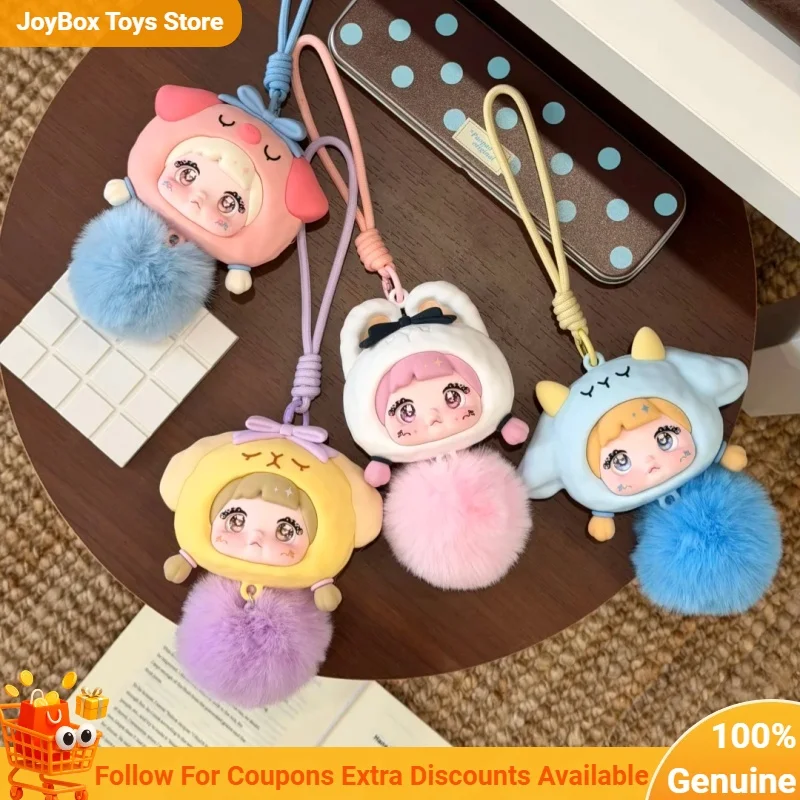 Authentic Nommi Blind Box Cute Keychain Pendant with Fluffy Pom Pom Earphone Case Bag Charm Decorative Ornament Gift for Friends
Authentic Nommi Blind Box Cute Keychain Pendant with Fluffy Pom Pom Earphone Case Bag Charm Decorative Ornament Gift for Friends