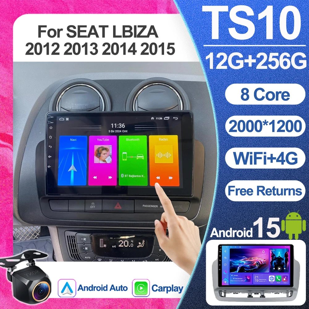 Android 16 For Seat Lbiza 2012 2013 2014 2015 Auto Radio Carplay 4g Car Multimedia Gps Navigation Bluetooth No 2din Dvd Wifi 5g
Android 16 For Seat Lbiza 2012 2013 2014 2015 Auto Radio Carplay 4g Car Multimedia Gps Navigation Bluetooth No 2din Dvd Wifi 5g