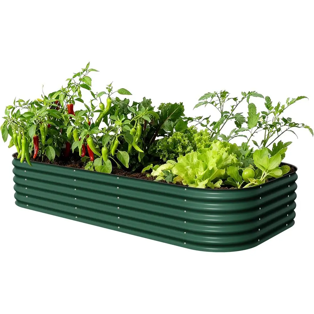 Raised Garden Bed Kit, 17 Tall, 10 in 1 Jumbo, Metal Planter Box for Vegetables, Flowers, Herbs, British Green
Raised Garden Bed Kit, 17 Tall, 10 in 1 Jumbo, Metal Planter Box for Vegetables, Flowers, Herbs, British Green