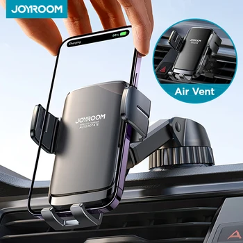 Joyroom 15W Car Phone Holder Wireless Fast Charging Car Charger Air Vent Dashboard Phone Holder Support Stable Rotatable For Car