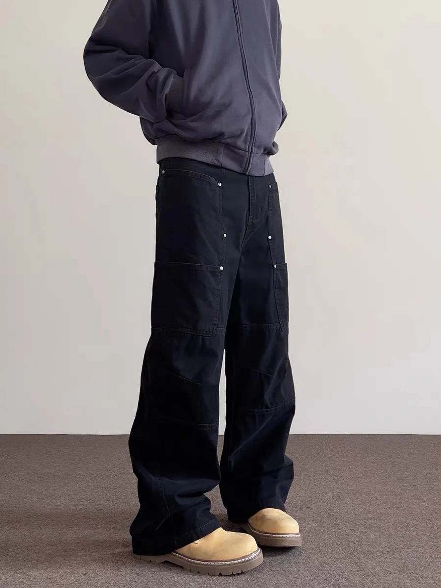 Cleanfit American High Street Vintage Bla Work Pants Straight Leg Bell Bot Slimming Casual Trousers for Men And Women
Cleanfit American High Street Vintage Bla Work Pants Straight Leg Bell Bot Slimming Casual Trousers for Men And Women