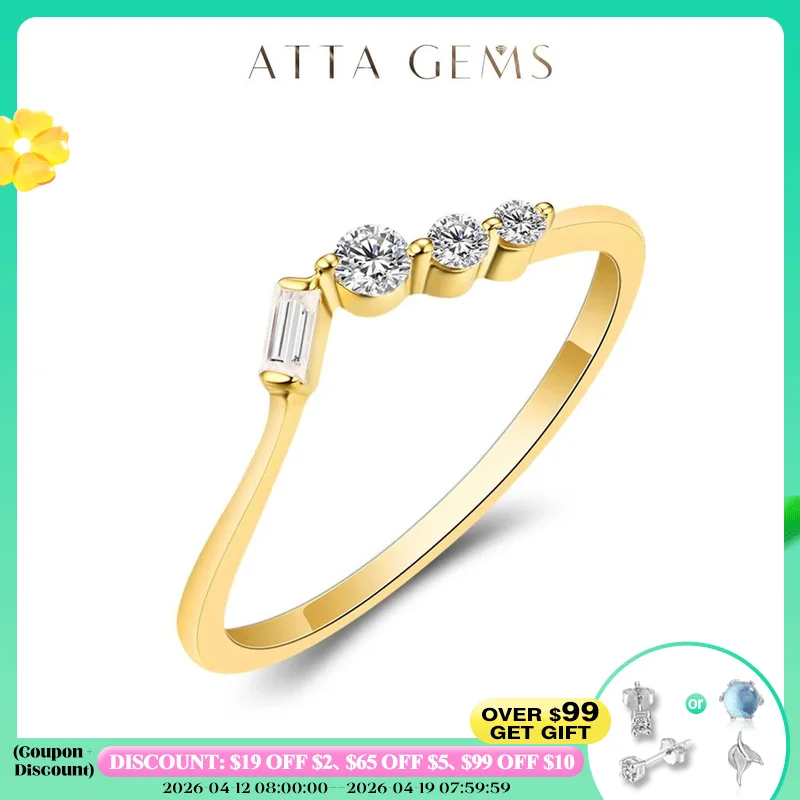 ATTAGEMS Bubble Ring 14K 10K 585 Yello Gold for Women Baguette Moissanite Ring Matching Band Engagement for Party Half Size Fine
ATTAGEMS Bubble Ring 14K 10K 585 Yello Gold for Women Baguette Moissanite Ring Matching Band Engagement for Party Half Size Fine