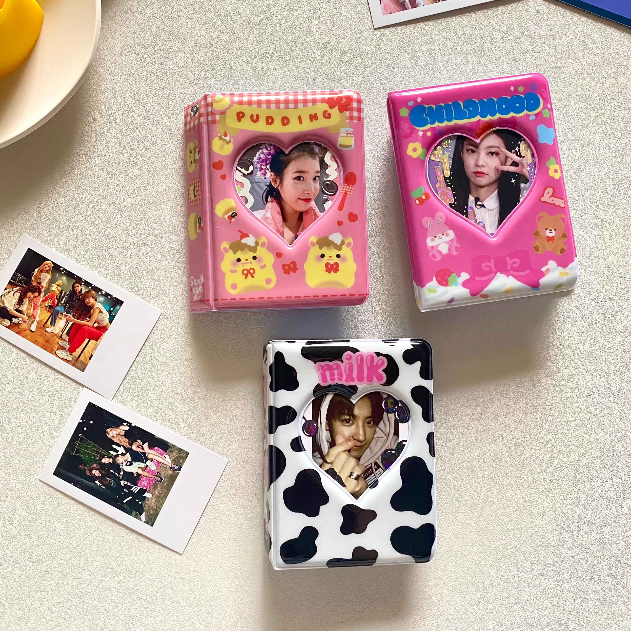 3 Inch Kpop Photocard Binder Holder Book 40 Pockets Mini Photo Album Kpop Photocard Binder Love Heart Hollow Photo Card Holder
3 Inch Kpop Photocard Binder Holder Book 40 Pockets Mini Photo Album Kpop Photocard Binder Love Heart Hollow Photo Card Holder