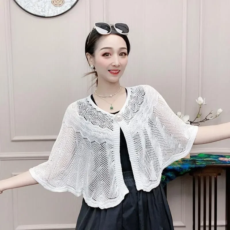 Hollow Out Pearl Decorated Knitting Cotton Shawl For Woman Wholesale Solid Color Scarf Spring Ladies Poncho Scarves Y69
Hollow Out Pearl Decorated Knitting Cotton Shawl For Woman Wholesale Solid Color Scarf Spring Ladies Poncho Scarves Y69
