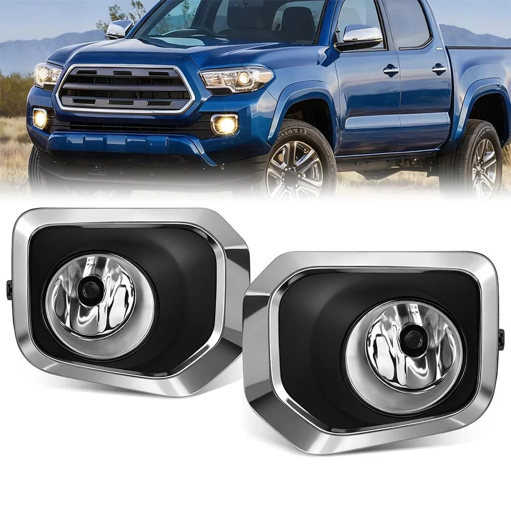 Halogen Fog Lights For Toyota Tacoma 2016-2023 (Fits SR,SR5 Model Only) Front Bumper Driving Light With Wiring Harness & Switch
Halogen Fog Lights For Toyota Tacoma 2016-2023 (Fits SR,SR5 Model Only) Front Bumper Driving Light With Wiring Harness & Switch