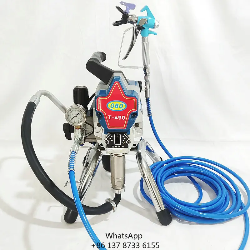 T-490 High Quality Electric Airless Paint Sprayer Small Portable For GRC 395 Direct Deal Painting Machine Piston Type
T-490 High Quality Electric Airless Paint Sprayer Small Portable For GRC 395 Direct Deal Painting Machine Piston Type