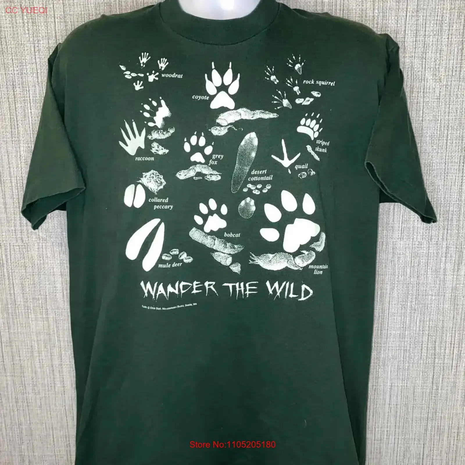 Vtg Fruit Of The Loom Mens Green USA Made Wander Wild T Shirt Size XL vintage Washed fashion Versatile streetwear vintage
Vtg Fruit Of The Loom Mens Green USA Made Wander Wild T Shirt Size XL vintage Washed fashion Versatile streetwear vintage