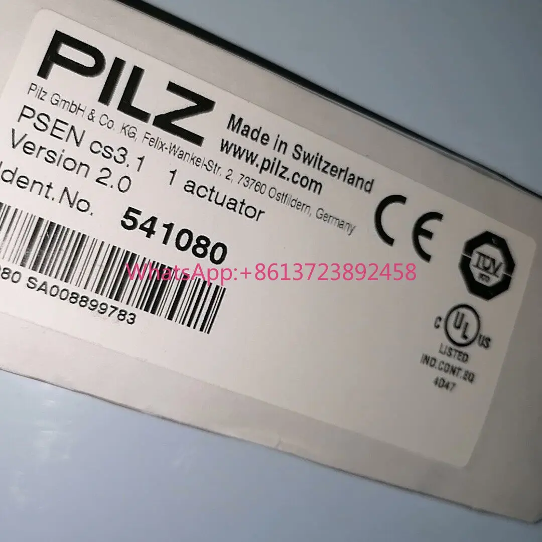 New PILZ safety sensor 541080
New PILZ safety sensor 541080