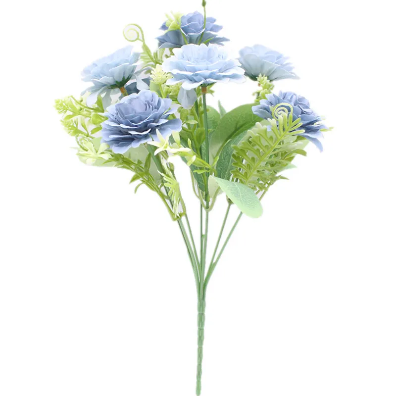Artificial Flowers Silk 7-heads Hibiscus Bouquet Garden Decorative Simulation Flower Champagne Hibiscuses Balcony Decoration
Artificial Flowers Silk 7-heads Hibiscus Bouquet Garden Decorative Simulation Flower Champagne Hibiscuses Balcony Decoration