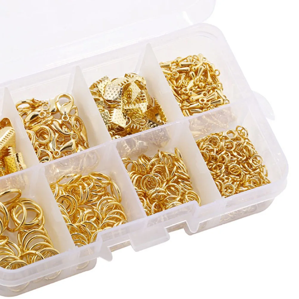 556pcs Jewelry Making Findings Golden Ribbon Ends 7X12Mm Lobster Clasps Jump Rings For Earring Beading Diy Bracelet Necklace
556pcs Jewelry Making Findings Golden Ribbon Ends 7X12Mm Lobster Clasps Jump Rings For Earring Beading Diy Bracelet Necklace