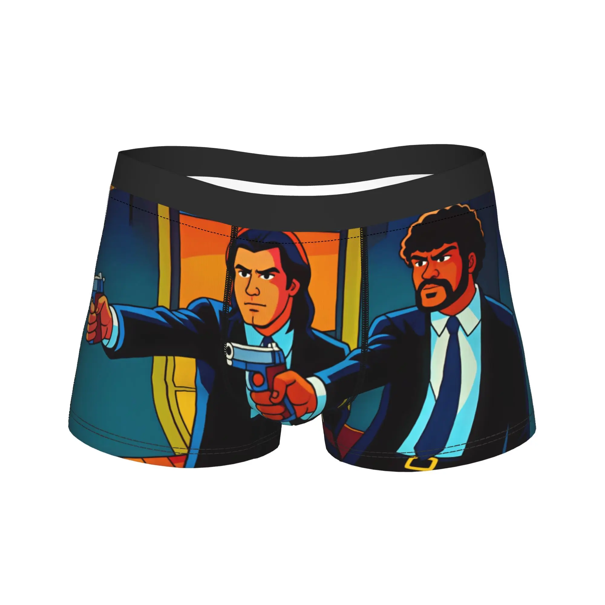 Jules and Vincent Pulps Fictions Underwear Men's Shorts Briefs Breathable Boxer Shorts Hot Sale Printing Plus Size Underpants
Jules and Vincent Pulps Fictions Underwear Men's Shorts Briefs Breathable Boxer Shorts Hot Sale Printing Plus Size Underpants