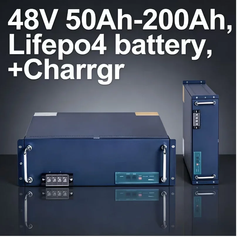 48V LiFePO4 Lithium Battery 50-200Ah With Bluetooth BMS | High Compatibility For 2000W/5000W/10KW Solar Hybrid Inverter | Off-Gr
48V LiFePO4 Lithium Battery 50-200Ah With Bluetooth BMS | High Compatibility For 2000W/5000W/10KW Solar Hybrid Inverter | Off-Gr