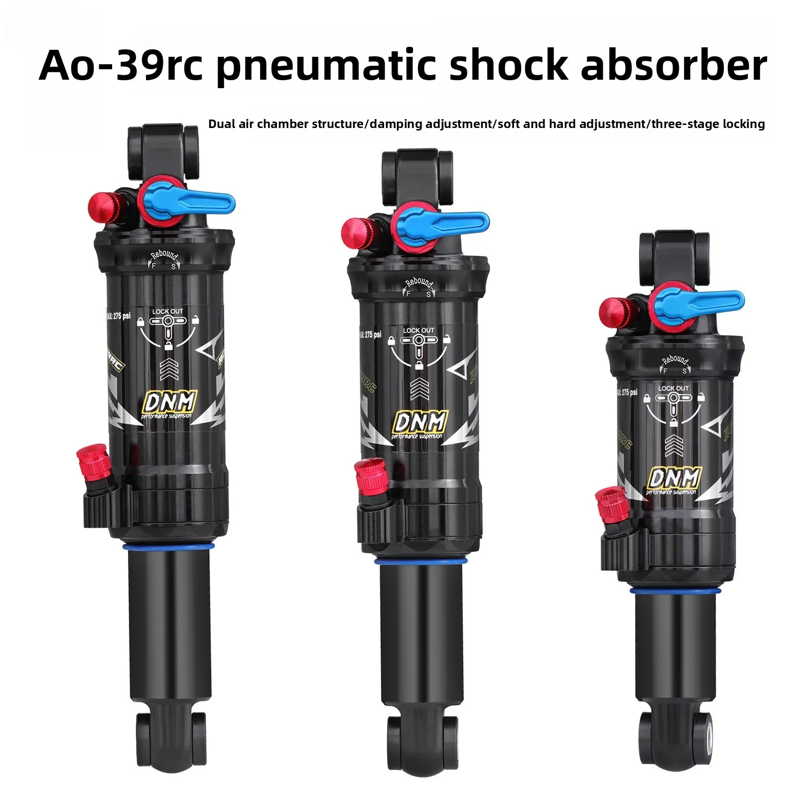 Air pressure shock absorber mountain bike soft tail downhill off-road shock absorber 165/190/200MM rear bladder
Air pressure shock absorber mountain bike soft tail downhill off-road shock absorber 165/190/200MM rear bladder