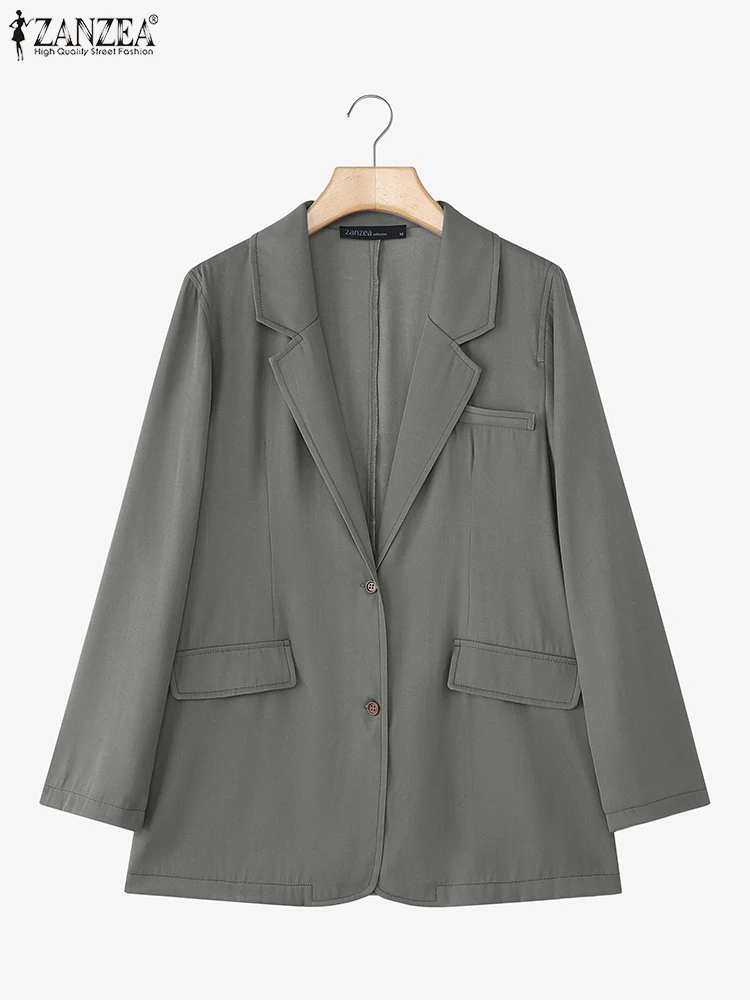 Vintage Denim Blazer Women Elegant Office Coat Short Sleeve ZANZEA 2025 Autumn Outwears Solid Fashion Lapel Neck Cardigan
Vintage Denim Blazer Women Elegant Office Coat Short Sleeve ZANZEA 2025 Autumn Outwears Solid Fashion Lapel Neck Cardigan