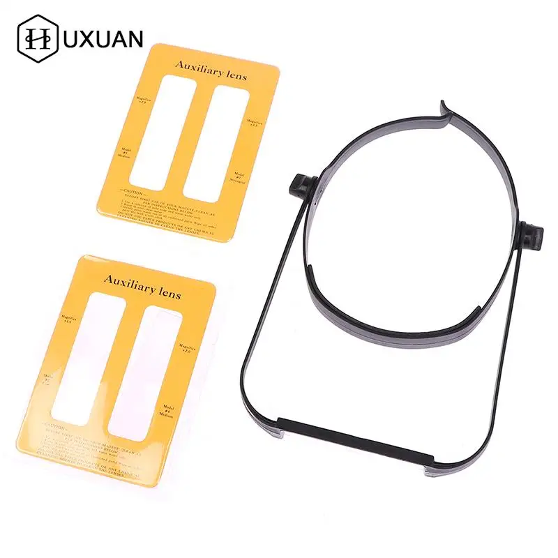 Headband Magnifier Head Mounted Magnifying Glass With 4 Acrylic Lens (1.6X, 2X, 2.5X, 3.5X) Senior Reading Magnifying Glasses
Headband Magnifier Head Mounted Magnifying Glass With 4 Acrylic Lens (1.6X, 2X, 2.5X, 3.5X) Senior Reading Magnifying Glasses